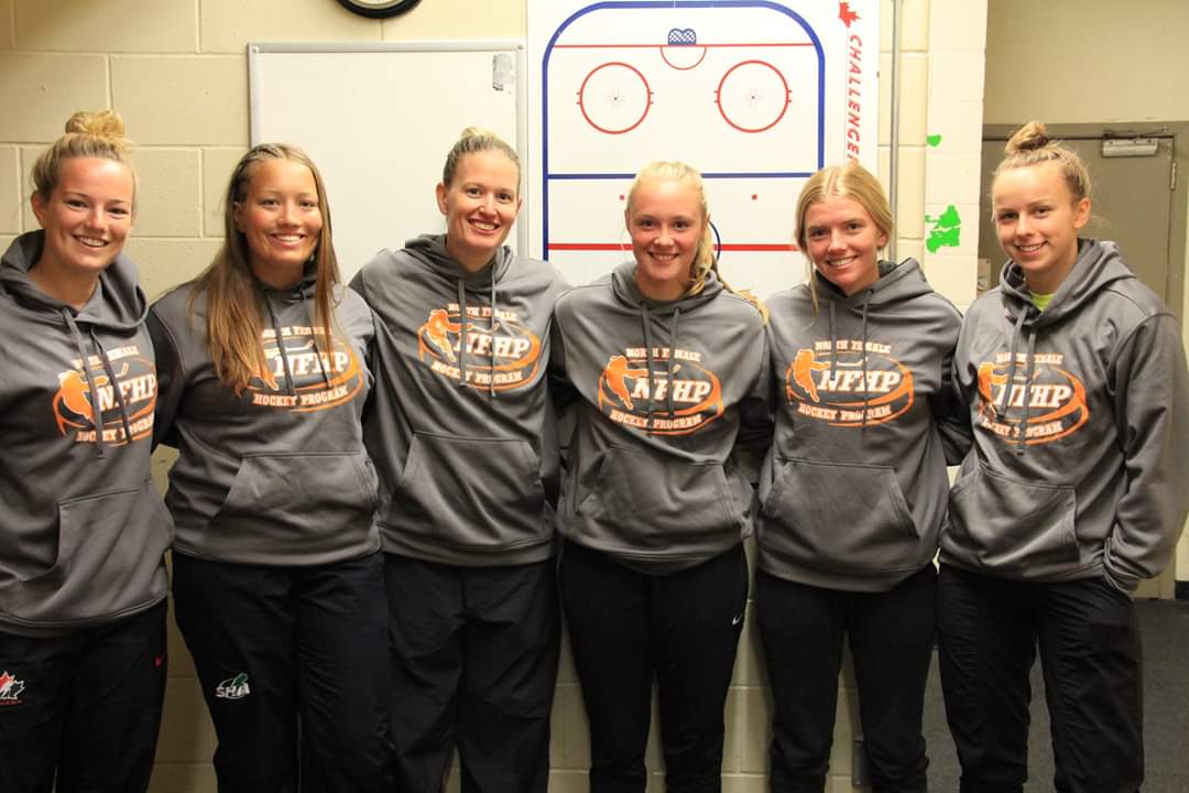 Thanks to an amazing group of instructors at the Northern Female Hockey Program. Such great humans 🙌😁🥳 <a href="/willowtree92/">Kaitlin Willoughby</a> @morganwilloughby #MorganWilloughby <a href="/ecnaVacisseJ/">Jessica Vance</a> #AbbyShirley #BrookeHobson