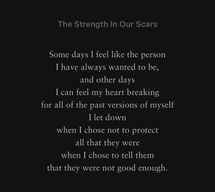  @AzieTesfai you’re good enough, don’t forget. even in those days where your heart thought otherwise, know that the active effort you make to evolve and grow matters and that every version of yourself there’s been through time is just as significant. 