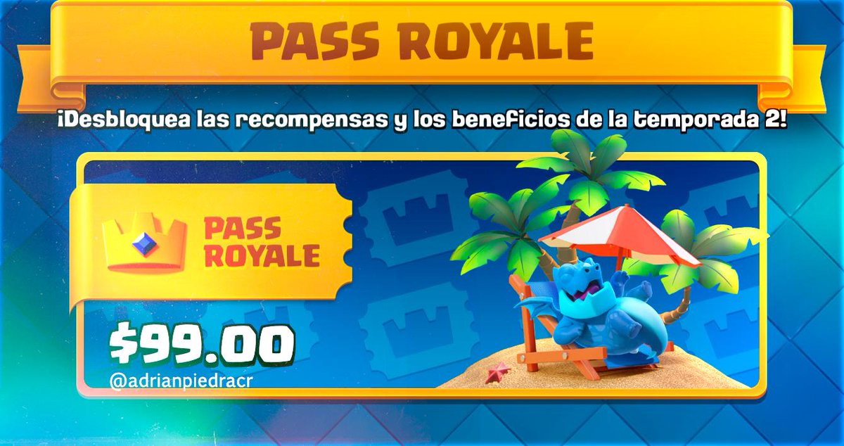 Buenas chicos tenemos pensado sortear 2 pass Royale 

Requisitos 🏆 Fáciles

Seguir

 <a href="/NLF17SPORT/">NOT LIMIT FUN</a> 

Seguir

<a href="/ricardonlf1/">RICARDONLF1</a> 

Seguir 

@LIGAFINIX1 

RT ♻️  FAV. ❤️
 
 EL DIA  Miercoles 28 damos ganadores