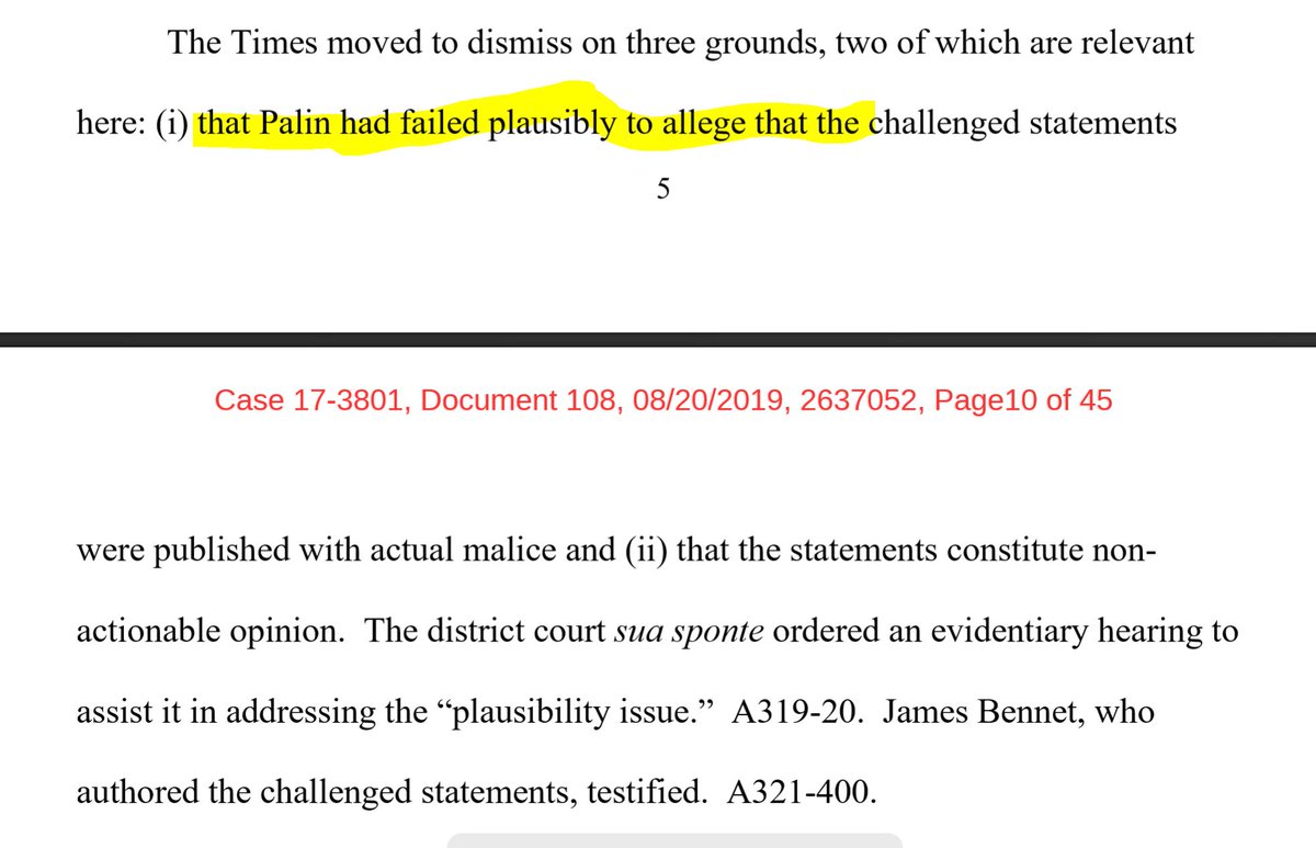 legalwritingpro's tweet image. This new 2nd Cir. brief for @nytimes has a good example of how the fear of splitting infinitives can lead to awkward or ambiguous sentences. "Plausibly" modifies "allege," not "failed." (PS also change "assist it in addressing" to "help it address") BriefCatch.com