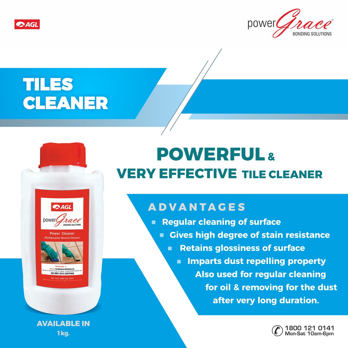 powergraceltd's tweet image. If you are worried about your dirty floor, don't worry we have solution for you. Tile Cleaner! Our Tile cleaner remove years of accumulated dirt from your tile and stone. Clean your floor and wall surface with our tile cleaner.
#PowerGraceIndustries #TileCleaner #MarbleCleaner