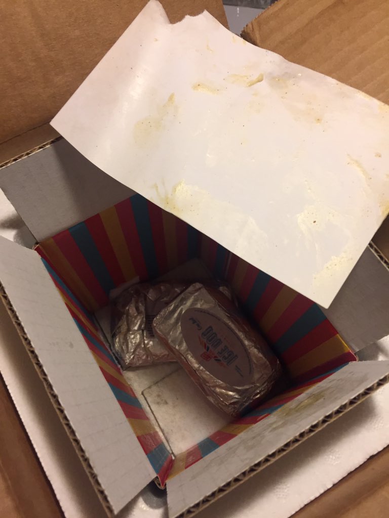 frogger097's tweet photo. @oscarmayer Well they are the hottest ice cream for sure as they arrived today but were all melted and sticky. Too bad we didn’t get to try them out as they sounded interesting. @gofooji https://t.co/NIUo0pMYwP