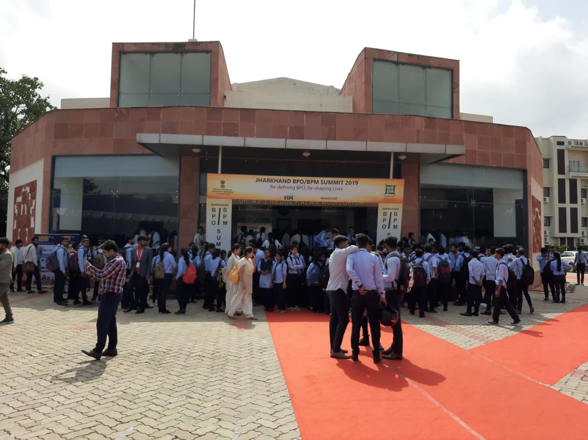 BPOBPM's tweet photo. #JHARKHAND BPO/BPM #SUMMIT 2019 begins with a promise to showcase development in the #BPO sector from across the #globe
@ITDept_JH @StpiRanchi @dasraghubar https://t.co/V9CtRVpnc8
