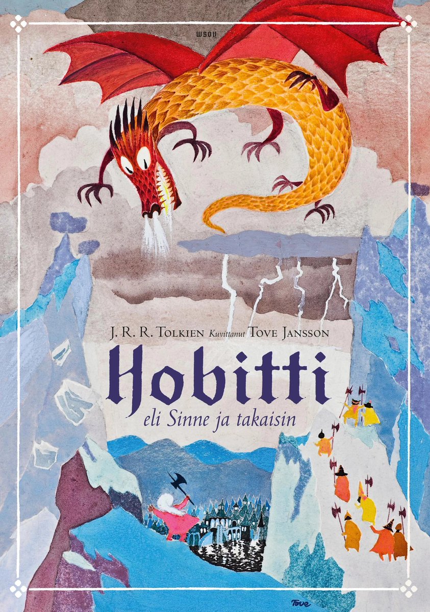 womensart1's tweet photo. Moomins creator Tove Jansson illustrated J.R.R Tolkien's 'The Hobbit' for the 1962 Swedish edition #womensart https://t.co/lz1U9TGTCu