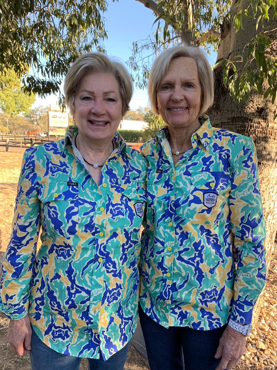 Our #HongKong director ⁦<a href="/DeirdreLander/">Deirdre Lander</a>⁩ and #Birdsville producer ⁦<a href="/brook_nell/">Nell Brook</a>⁩ looking resplendent in their ⁦<a href="/trademutt/">TradeMutt</a>⁩ shirts to start a conversation about #mentalhealth. We’re in Roma for our annual planning days.
