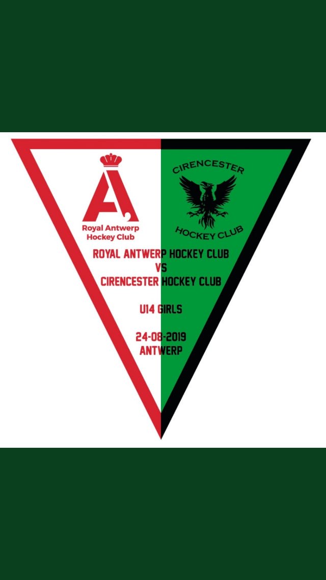 Good luck to the Cirencester girls under 14 hockey team on their tour to Antwerp over the next 4 days!! #cirencesterhockeyclub #cirencesterhockey #hockeytour @cotswoldparkbarns