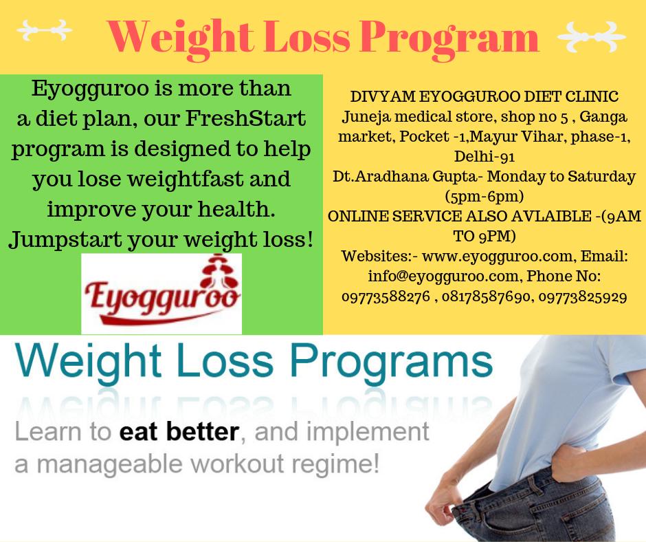 Weight Loss Program buff.ly/2wypXOg DIVYAM EYOGGUROO DIET CLINIC Websites:- buff.ly/2SeSEaZ, Email: info@eyogguroo.com, Phone No: 09773588276 , 08178587690, 09773825929 #weightlose #dietplan #health #program #eyogguroo