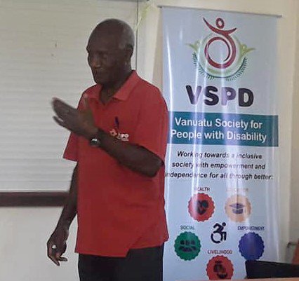 Dept. of Agriculture Vanuatu #DARD champions disability-inclusion and promotes inclusive agricultural activities for people living with disabilities in Vanuatu. #DARD &amp; Vanuatu Society for People with Disability #VSPD in Backyard Gardening workshop this week. 
#LeaveNoOneBehind