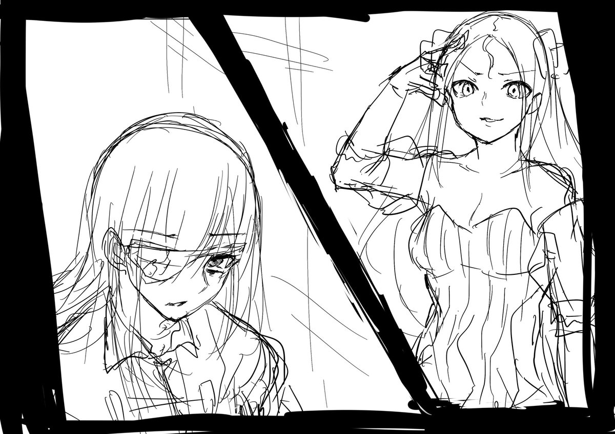 最近描いたグリフィン人形以外の人達 