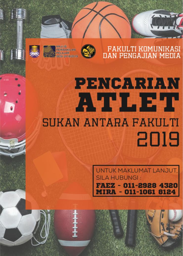 UiTMassa's tweet photo. SUKAN ANTARA FAKULTI (SAF) 2019
Fakulti Komunikasi &amp; Pengajian Media (FKPM/MassComm)

Pencarian Atlet dan Pengurus Pasukan

Untuk sebarang pertanyaan, hubungi:
Faez - https://t.co/piHp5Rh3J1
Mira - https://t.co/40lahHDIPq

Sumber: @smfkpmuitm 

@uitmmasscomm72 @MPPUiTM_SA https://t.co/tNHeO3vj4M