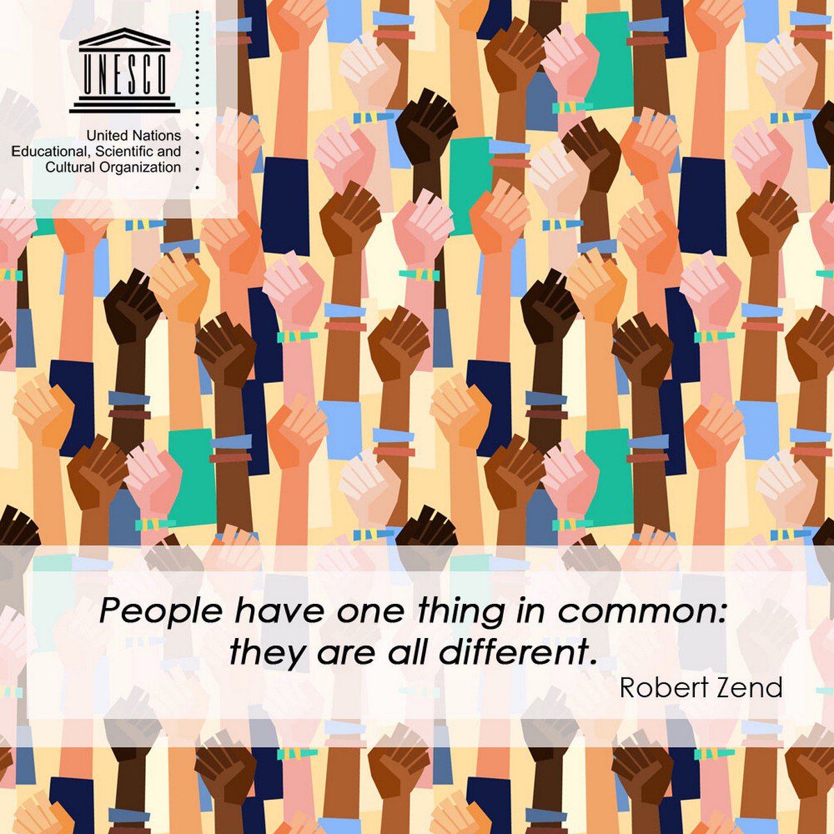 UNESCO's tweet photo. #UnlockTheDialogue🗣️!

We are all different and yet we all live together! How can we guarantee respect &amp; rights for all in diversity?

Discover &amp; exchange good practices to build inclusive societies on the new e-Platform on intercultural dialogue https://t.co/YdPsPRl6ak https://t.co/MaPxnsNWE0