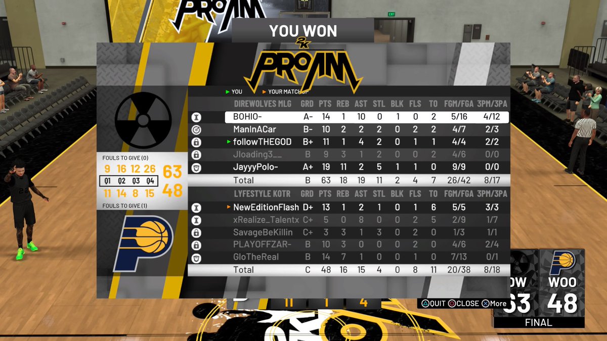 Ggs to <a href="/LyfeStyle2k/">Lyfestyle ⛹🏽‍♂️</a>  in <a href="/MilitiaLeague/">Militia Gaming League</a>  Final 4 as we move on to the finals #Wolvesway 🐺🔥 <a href="/youFamousEnough/">2KL</a>