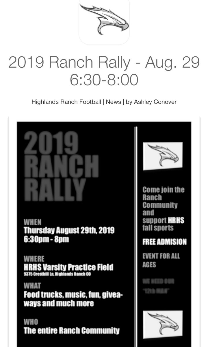 ⚫️🔵⚪️ #HRHS #HRFB <a href="/neildevlin/">Neil Devlin</a> <a href="/jryancasey/">Ryan Casey</a> #creathill #Falcons #highlandsranch ⚪️🔵⚫️