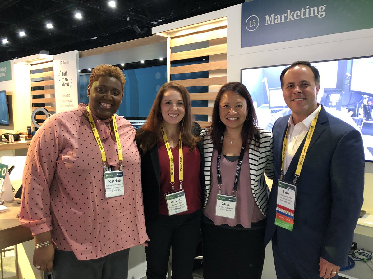 Chau_Haner's tweet photo. Thanks @LPL for the partnership with @FMGSuite and a stellar time at #LPLFocus. Can’t wait to see what we can solve for next! https://t.co/YCM31hcMIM