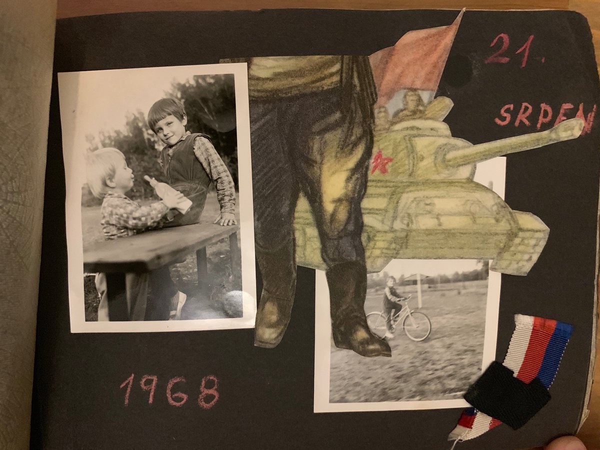 TomiKazi's tweet image. This day in 1968. I remember walking past Russian tanks, my mom pushing a stroller with my brother; she was wearing the tricolore on her lapel. I was 5-1/2 years old.
theatlantic.com/photo/2018/08/…