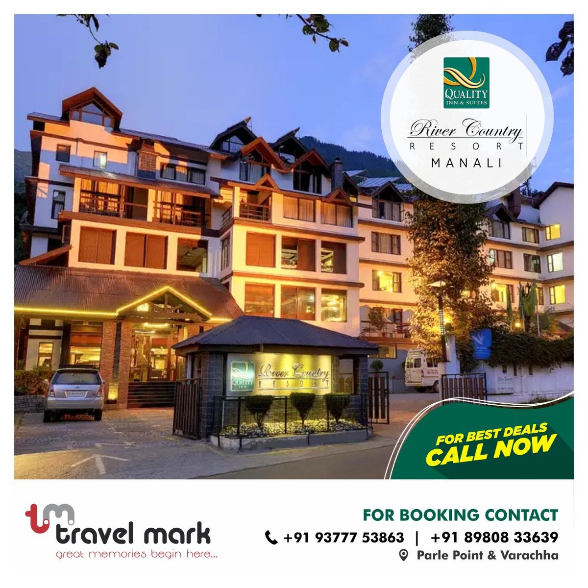 TravelMarkIndia's tweet photo. Travel Mark offers the best time In luxuries Resort!
Stay in the Four &amp; Five Star Resort and enjoy your getaway!
Book your travel today with Travel Mark!
#Travel #travelblogger #toursandtravel #traveltours #travelling #travelgram #travelholic #travelmark https://t.co/GIt4e6WlsN