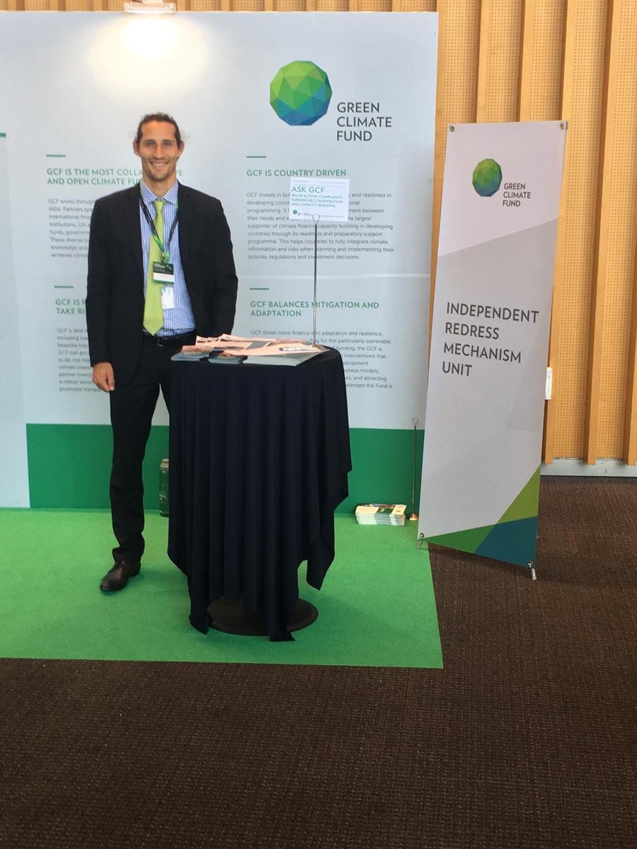 The IRM is participating this week in the GCF's Global Programming Conference! Come chat to us at the AskGCF! desk (happening now!). Yesterday we also met with Civil Society Stakeholders to talk about the complaints submission process and #accountability.