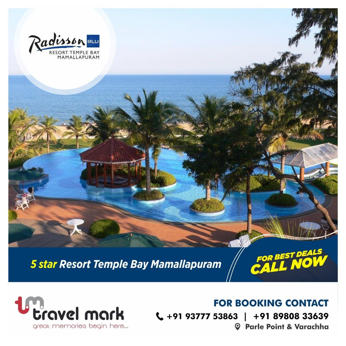 TravelMarkIndia's tweet photo. Travel Mark offers the best time In luxuries Resort!
Stay in the Four &amp; Five Star Resort and enjoy your getaway!
Book your travel today with Travel Mark!
#Travel #travelblogger #toursandtravel #traveltours #travelling #travelgram #travelholic #travelmark https://t.co/DLVLzqB0Z9