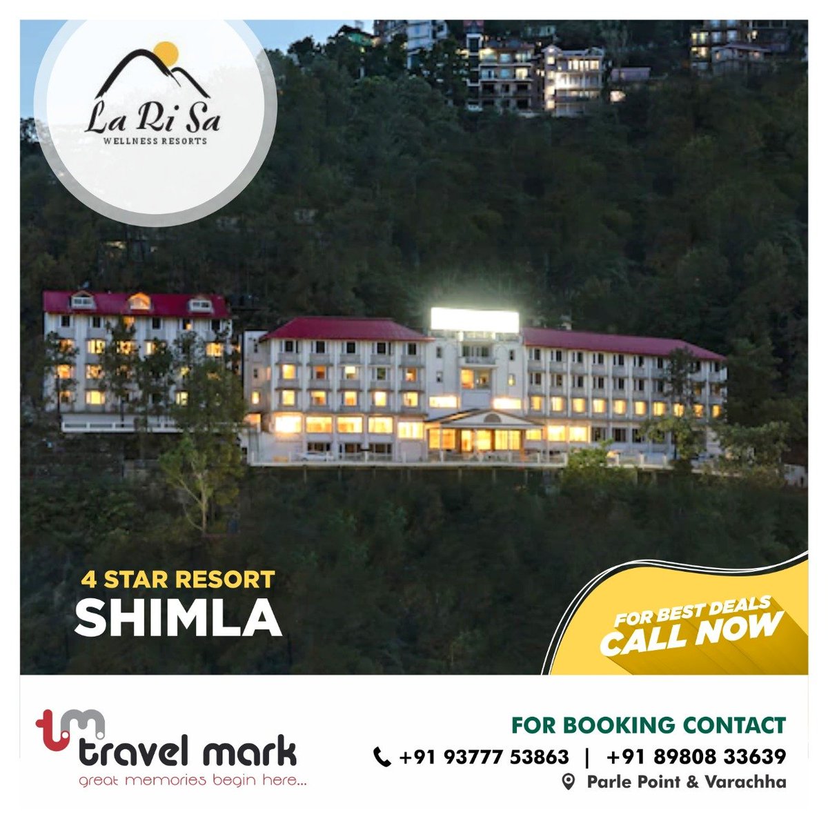 TravelMarkIndia's tweet photo. Travel Mark offers the best time In luxuries Resort!
Stay in the Four &amp; Five Star Resort and enjoy your getaway!
Book your travel today with Travel Mark!
#Travel #travelblogger #toursandtravel #traveltours #travelling #travelgram #travelholic #travelmark https://t.co/DLVLzqB0Z9