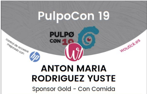 antonmry's tweet image. Xa teño a miña entrada para a @phpulpocon! 🤗 #zaratech