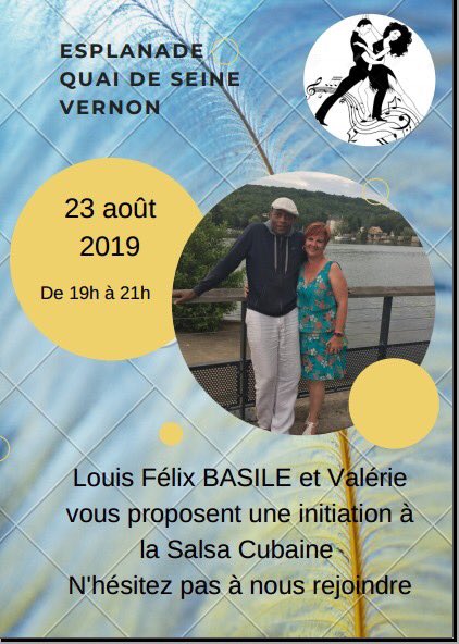bpmlaradio's tweet photo. 🕺🏼Demain soir on danse sur les bords de #Seine à #Vernon! 
Une animation proposée dans le cadre de « #DestinationVernon »!
On vous dit tout lors de votre #journal local avec Louis Félix Basile! 
#BPMradio #VotreRadio #Danse #Salsa #normandie
8h30/12h/13h/18h sur 99.3 FM https://t.co/H1EmnnPXGV