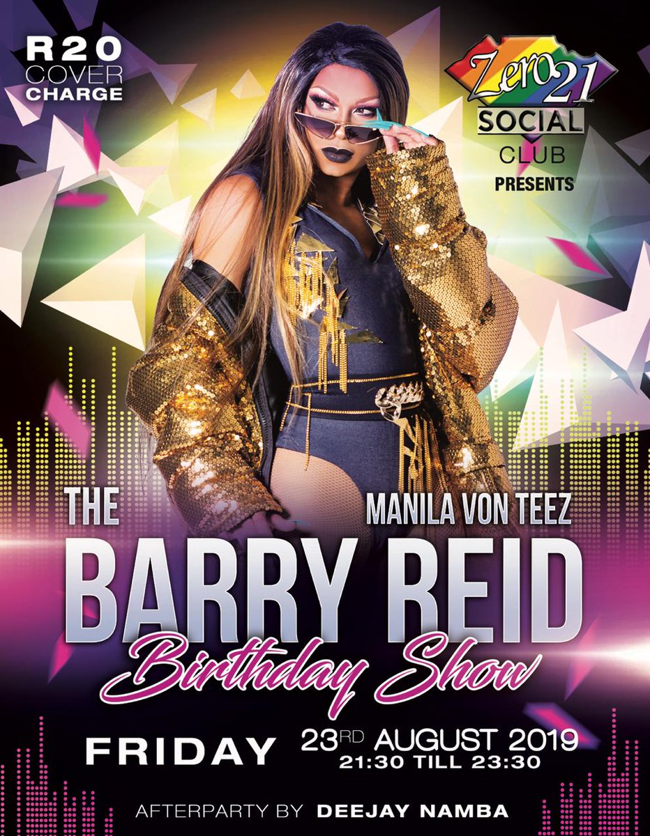 PJ_Smith1's tweet photo. Never before has a poster gotten me so excited! 💃🏽 @ManilaVonTeez is on the @Zer021Social stage tomorrow night in celebration of @Barryreid76's birthday! 🎉

#Zer021 #LGBT #Patsy #ManilaVonTeez https://t.co/9cyUTfbcSn