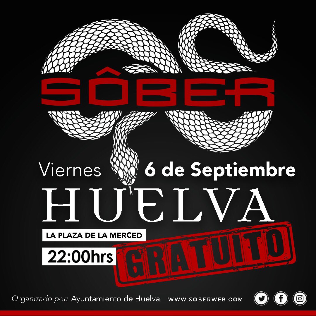Próxima fecha 6 de Septiembre Huelva !!!