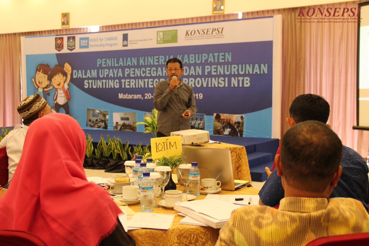 The Evaluation Process And District Performance Verifying Documents in an Effort to Prevent And Reduce The Integrated Stunting at Province of NTB.
<a href="/SNVworld/">SNV - find us on Bluesky as snv.org</a> 
<a href="/SNVIndonesia/">SNV Indonesia</a> 
<a href="/IFPRI/">IFPRI</a> 
<a href="/kemendagri/">Kementerian Dalam Negeri</a> 
@bappedaNTB
#V4CP 
konsepsi.org