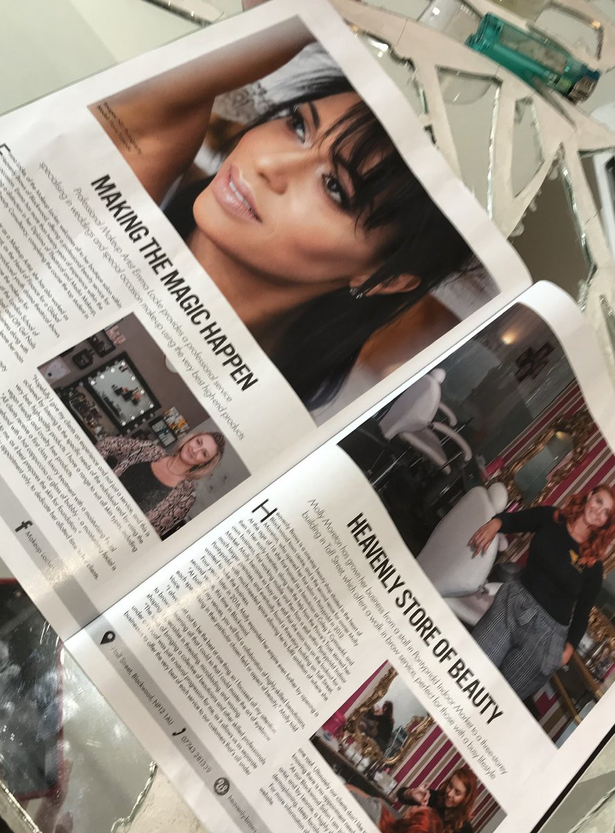 makeuplocker's tweet photo. 💗We are in the Voice magazine this month! 💗 Makeup Locker is now based within Heavenly Brows, Blackwood.  
#makeup #makeupartist #MakeupTutorial #gelnails #facials #hairup #brows #heavenlybrows #lashes #makeover https://t.co/bGGDIh0t9V