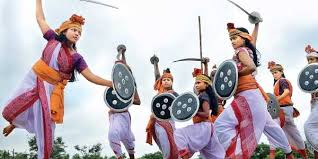 Paika khanda. Said to b originated from padatik or prahari. pahari-warriors were expert in this sword fight called khanda. Paika community revolted against British in 1817. Later in peace time art dwindled. Few revived as physical exercise in alhadas. Now martial art is a dance?