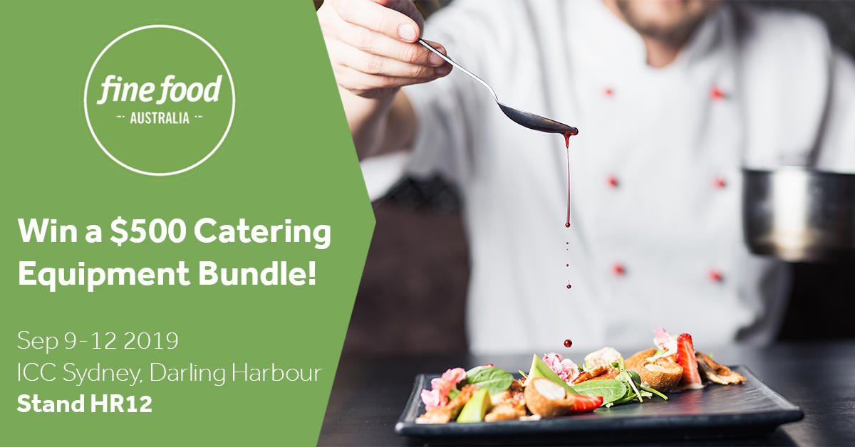 Win a professional catering equipment bundle worth over $500! To be in with a chance of winning this unmissable prize, visit our stand at Fine Food Australia 2019 or enter online now!
nisbets.com.au/finefood