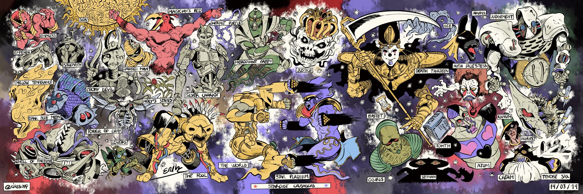 Some Jojo fanstands I've designed! : r/StardustCrusaders