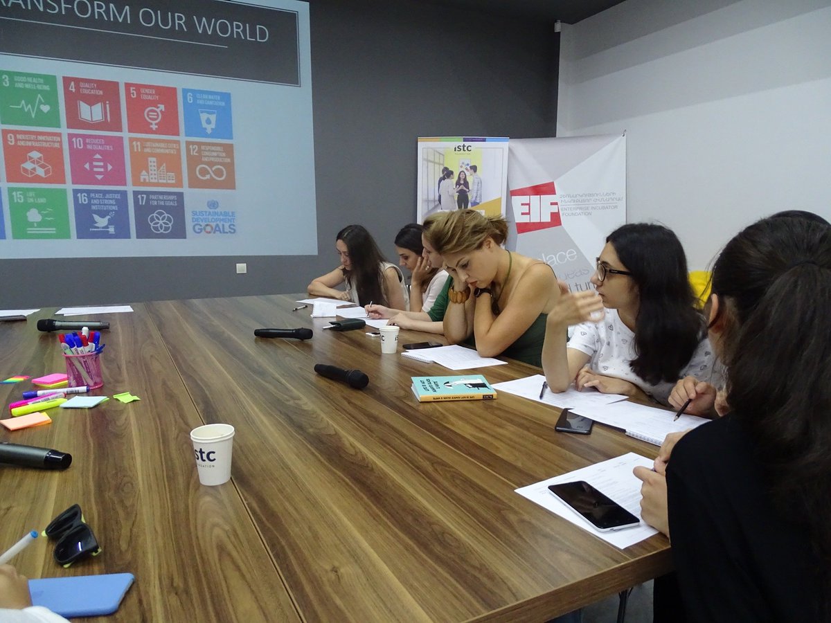 impactaimVA's tweet photo. 👩ImpactAim's #ACC5 participants are getting ready for #DriveTowards5 event, making sure their ideas are in line with the #SDGs.
🚀Wanna hear them pitching on August 27th? Register here https://t.co/yovDMNK74X
@UNDPArmenia @unicefarmenia @ArmeniaSDGLab @IstcArmenia
#tech4women https://t.co/cf9V9wxYyC