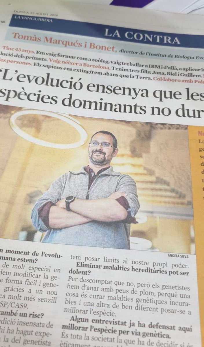 tmarquesbonet's tweet photo. No hi ha res que duri per sempre. La visio "optimista" del dia. @LaContraLV @IBE_Barcelona @LaVanguardia @the_prbb https://t.co/erL2zbQLKp