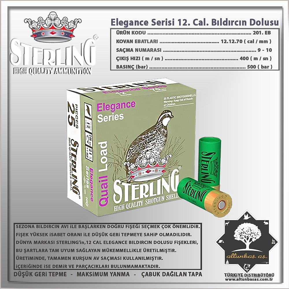 Sterling_Ammo's tweet photo. Sterling Elegance Serisi 12cal Bıldırcın Dolusu Fişeği. Çünkü doğru fişeği seçmek çok önemli!
Düşük geri tepme ✓
Maksimum yanma ✓
Çabuk dağılan tapa ✓
https://t.co/FcuFTia22c
https://t.co/wcNqhTQygR
#sterling #altunbasas #bayialtunbasas #bildircin #hunter #birdhunting #quail https://t.co/4ZS2fGCeey