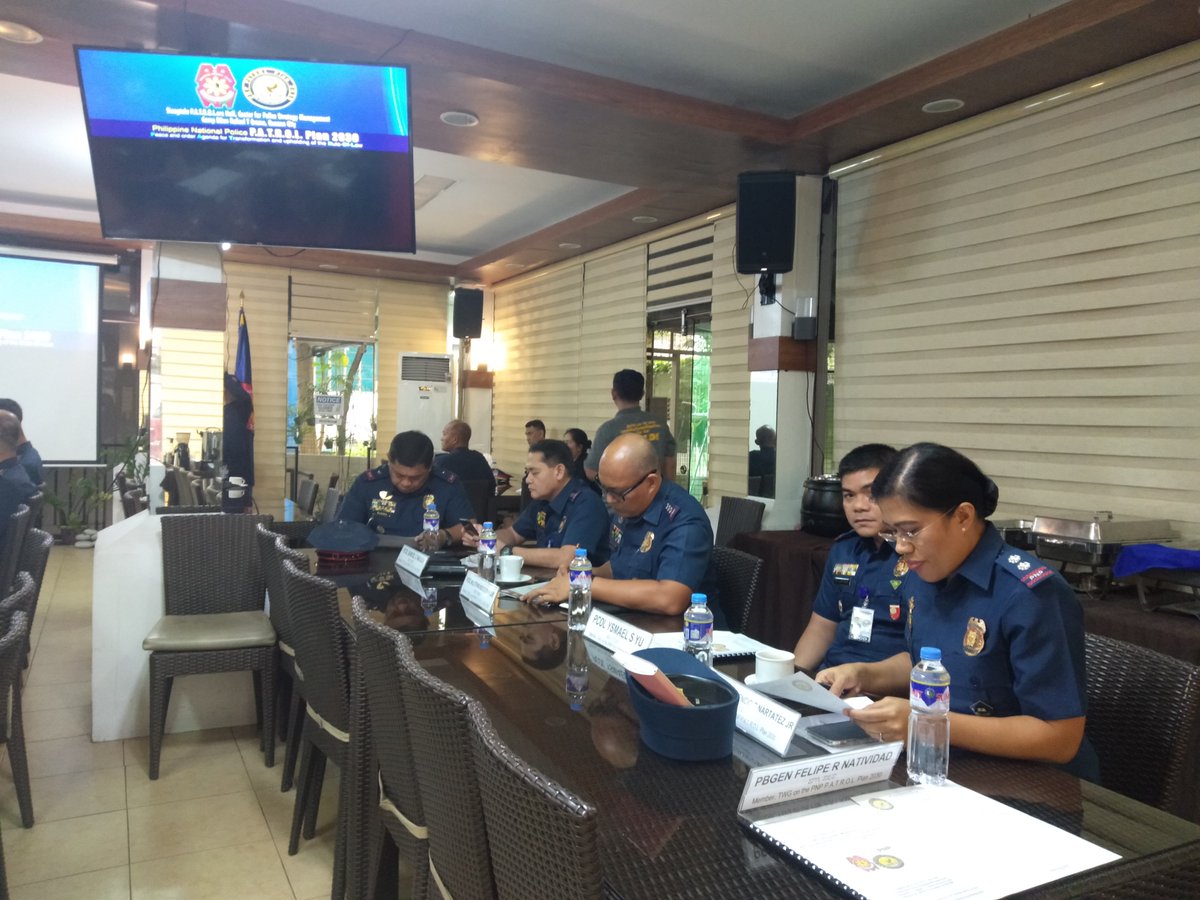 PNP_CPSM's tweet photo. 46th Regular Meeting of the Technical Working Group (TWG) presided by PMGEN LEO ANGELO D LEUTERIO, Member TWG at CPSM Sinagtala P.A.T.R.O.L.ers Hall, Camp BGEN Rafael T Crame, Quezon City. #PNPPATROLPLAN2030 #TEAMPNP #INSTITIONALIZED https://t.co/iAPl8biyaV