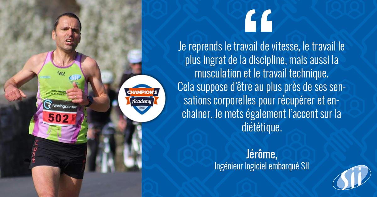 GroupeSII's tweet photo. Jérôme de la Champion’s Academy ne s’arrête plus ! 🏃🏻‍♂️

Son objectif principal : le Championnat de France de 100km le 12 octobre 2019 et la validation d’un niveau de vitesse en vue du championnat du monde de 2020.

Le Groupe SII est à fond derrière lui ! https://t.co/pGAhTTyhUW