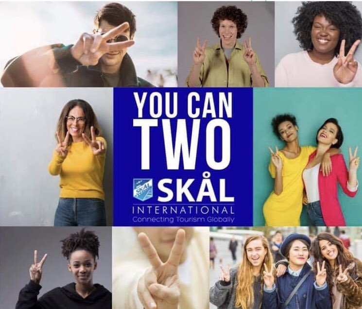 Imagine the possibility of membership growth, if each member gains and retains 2 members 🔗

<a href="/youngskalcpt/">Young Skal Cape Town</a> we support the <a href="/SkalIntNL/">Skål Int NL</a> #YouCanTwo campaign, that aims to encourage others to become part of the largest Travel and Tourism Organization in the 🌍
