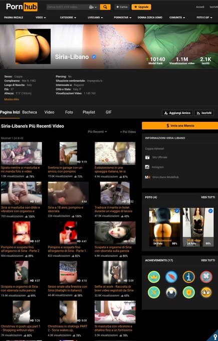 Seguiteci su Pornhub &egrave; commentate i nostri video 🤗  https://t.co/91h3f71NuU  #pornhub #coppiaitaliana<a href="/tag/pornhub"class="tags"><span>#pornhub</span></a><a href="/tag/coppiaitaliana"class="tags"><span>#coppiaitaliana</span></a>