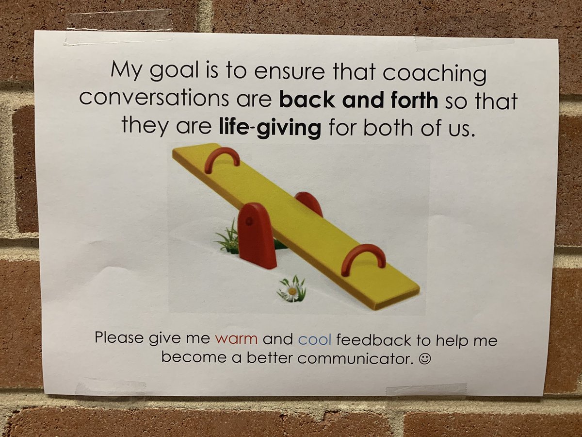 Sharing my coaching goal with collaborating teachers because I want to be better 💪🏽 <a href="/jimknight99/">Jim Knight 🇺🇦</a> #instructionalcoaching #educoach