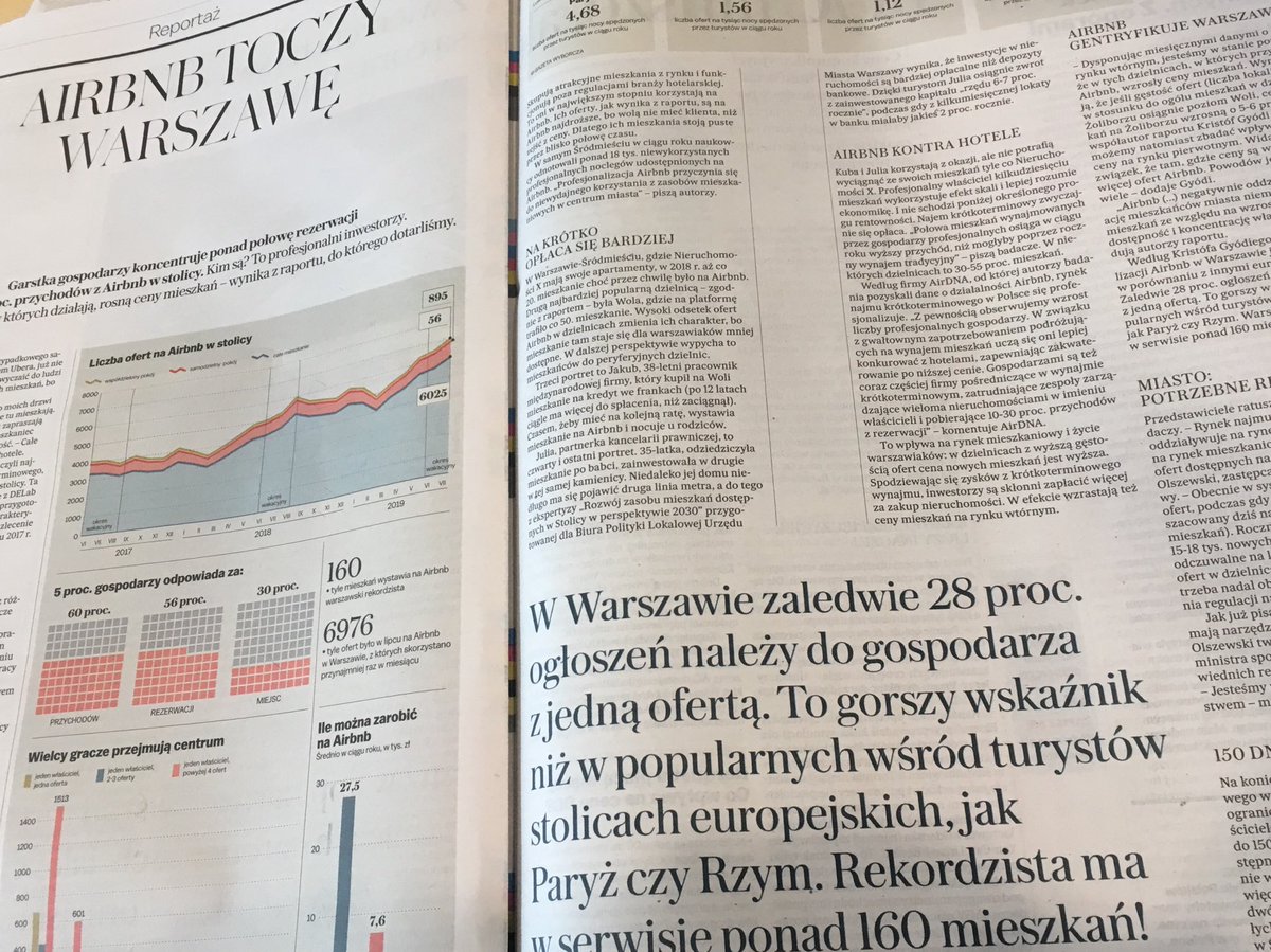 Dominik Uhlig (@dominikuhlig) on Twitter photo Dziś w <a href="/gazeta_wyborcza/">Gazeta Wyborcza.pl</a> wspólna praca <a href="/WyborczaTech/">Technologie Wyborcza.pl</a> i działu danych „GW” o tym jak Airbnb w Warszawie opanowali duzi gracze. Polecam również w necie: wyborcza.pl/7,156282,25104… #airbnb #dataviz, dane od <a href="/DELabUW/">DELab UW</a> Dziś w <a href="/gazeta_wyborcza/">Gazeta Wyborcza.pl</a> wspólna praca <a href="/WyborczaTech/">Technologie Wyborcza.pl</a> i działu danych „GW” o tym jak Airbnb w Warszawie opanowali duzi gracze. Polecam również w necie: wyborcza.pl/7,156282,25104… #airbnb #dataviz, dane od <a href="/DELabUW/">DELab UW</a>