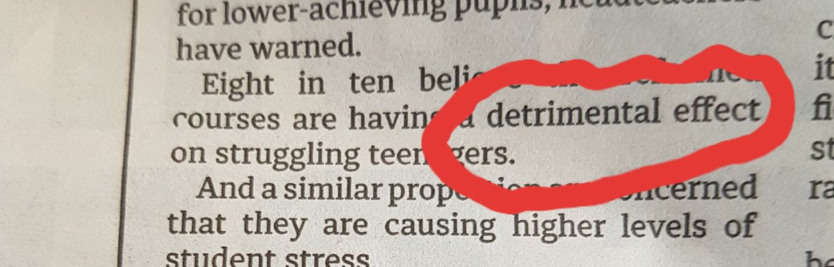RobertFisk's tweet photo. Congratulations to @MetroUK for managing to conceal an English language question in a story about #GCSEResults2019. #affectvseffect #gcseresultsday2019 #GCSEs2019 https://t.co/EtVOQRWWvR