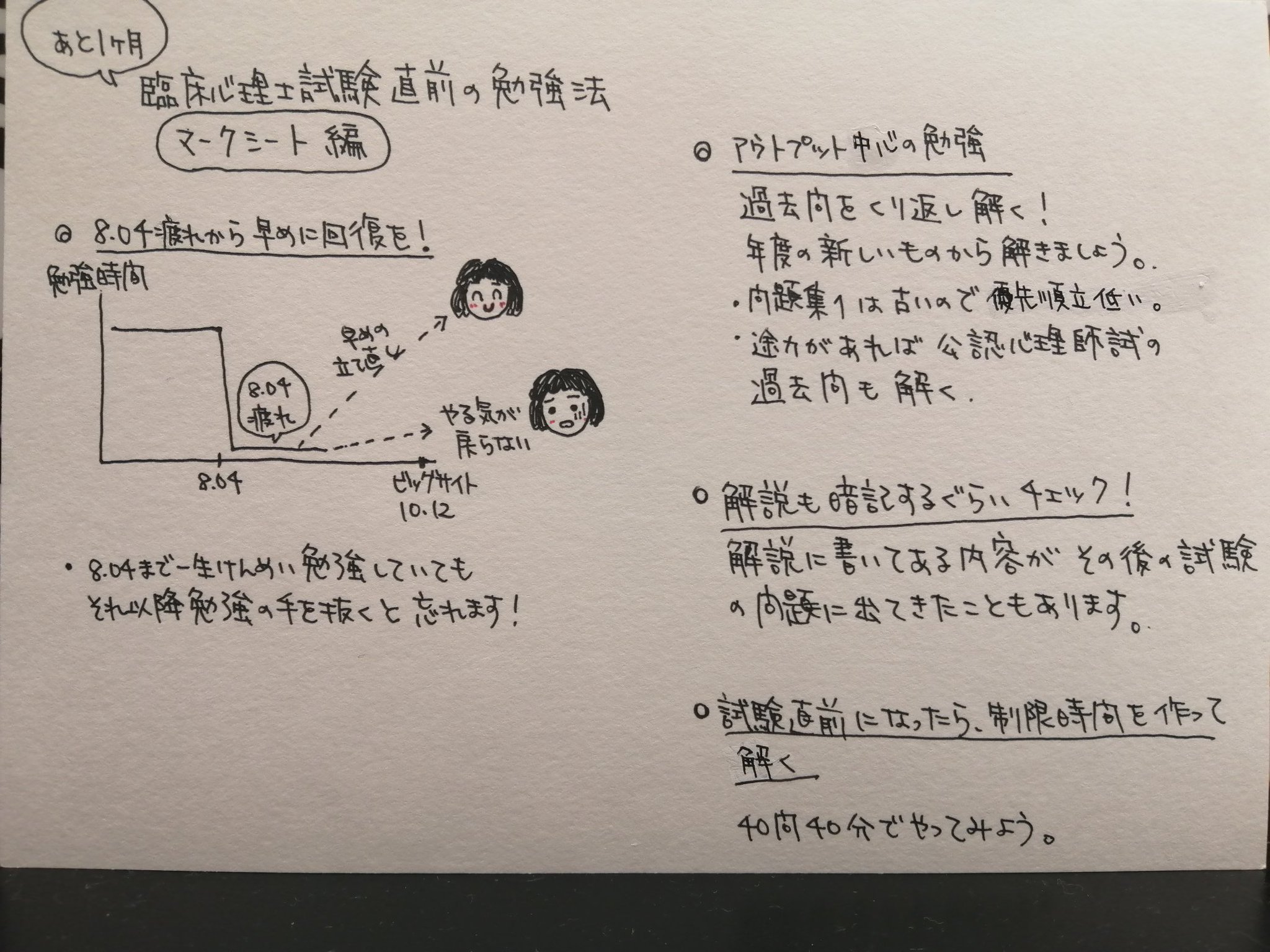 プロロゴス 主に山崎有紀子 Pa Twitter 臨床心理士試験までの勉強法 まずは公認心理師試験 ロスで勉強のやる気がなくなってる人は早めの立て直しを これが一番大事 そして過去問は新しいものから繰り返しやりましょう 臨床心理士試験
