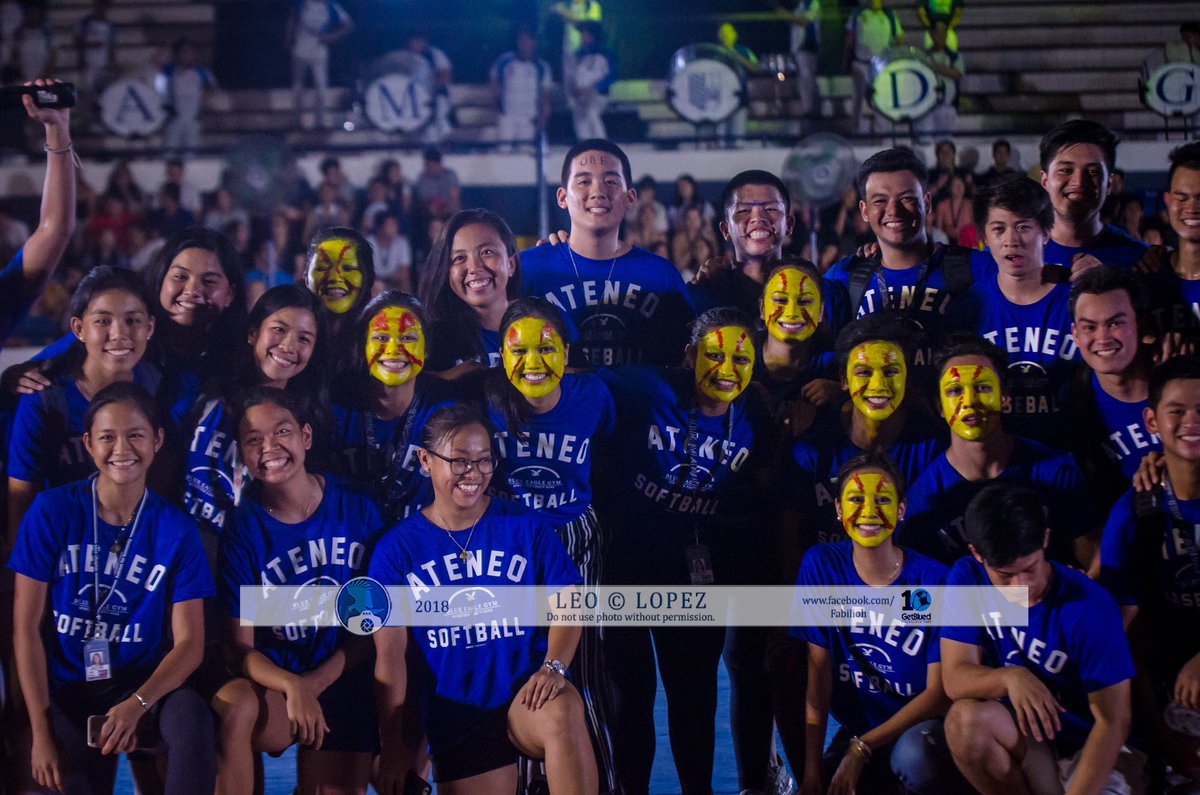 FightBlueNWhite's tweet photo. What rookie weirdness awaits us at the Ateneo Cheer Rally? #OBF https://t.co/yspclVJkgZ