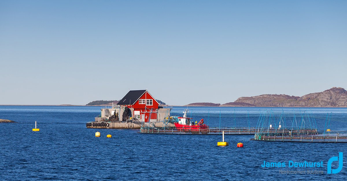 JamesDewhurst_'s tweet photo. It's day 3 of  #aquanor2019 today and we've met great people and had some exciting conversations regarding possible collaborations for our #abrasionresistant #Endumax fabrics used in #liceskirts on #salmon #fishfarms. You can meet Sean and Mike at the Protan stand A2-007. https://t.co/E9Al8ZurCP