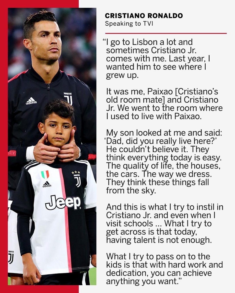 This is great parenting by <a href="/Cristiano/">Cristiano Ronaldo</a>. 👏👏