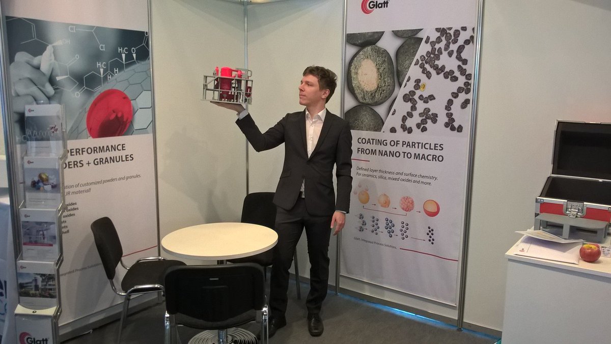 glatt_group's tweet image. Come and visit us at booth A13 at EuropaCat 2019! Don't miss Dr Thomas Jaehnert's lecture on "APPtec® – a new generation of spray pyrolysis technology to produce advanced catalyic materials" tomorrow at 10:30. #PowderSynthesis #catalytic #materials apptec-glatt.com/news-anzeigen-…