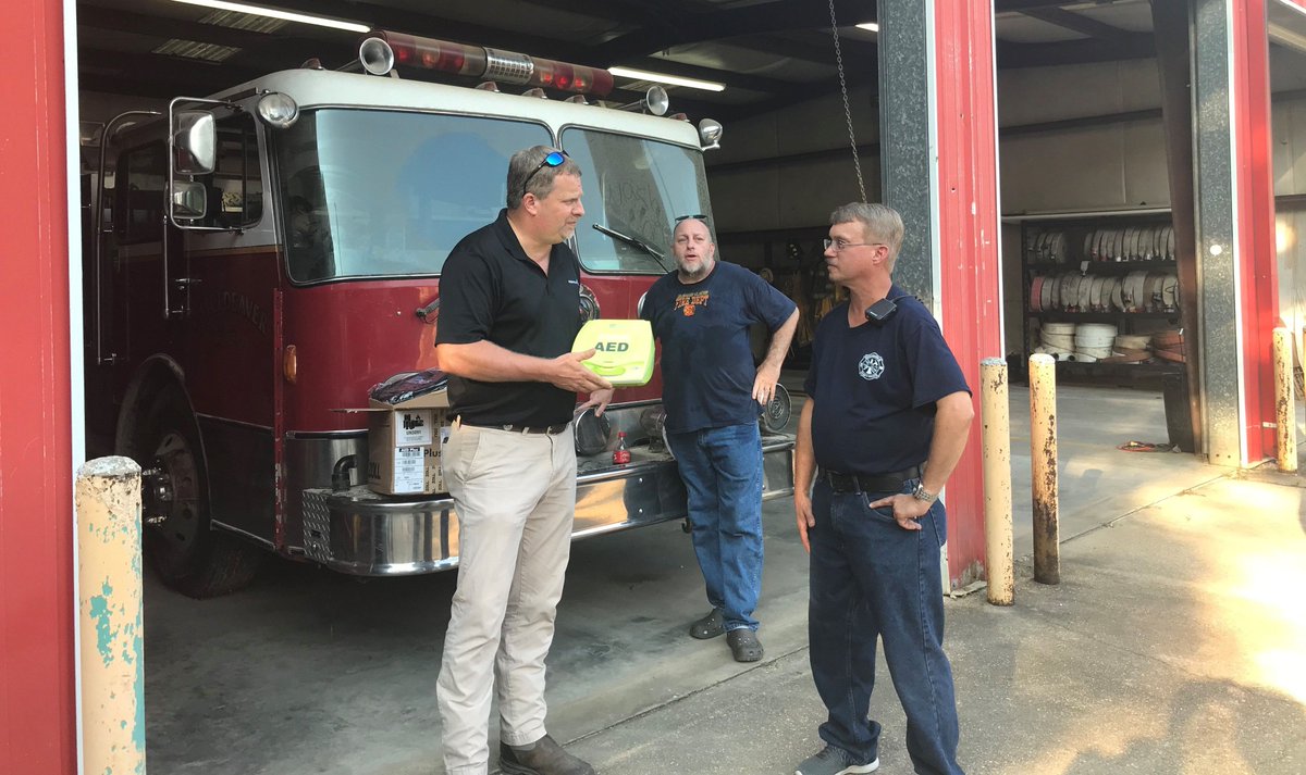 Outokumpu On Twitter On Behalf Of Outokumpu Wendell Bedwell A Team Manager At Our Plant In Calvert Alabama And A Former Volunteer Fire Fighter Himself Recently Made A Donation To The Local