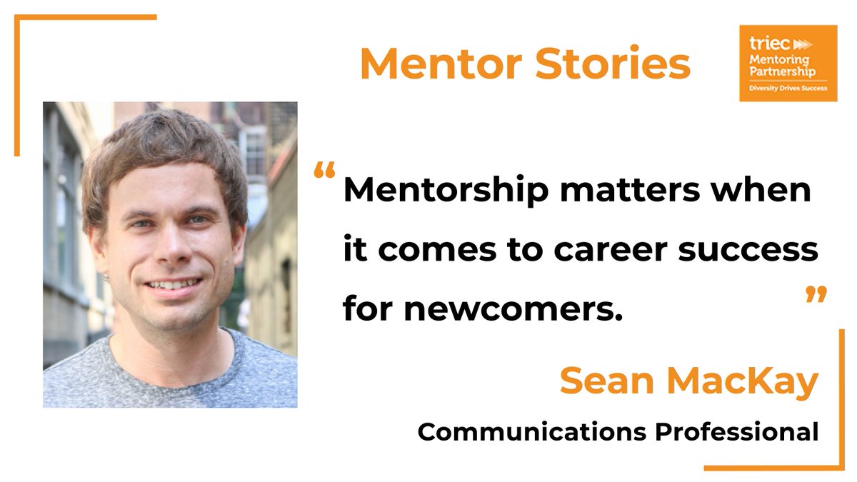 TRIEC's tweet photo. "As city builders, it’s important we equip ourselves with the tools to support #immigrant career success in the organizations that we’re involved with," Sean MacKay, Mentor &amp; @elnonline #Communications Lead. Read the full story: https://t.co/SJvjCluBQX @CivicActionGTHA https://t.co/JuBRaSkWgs