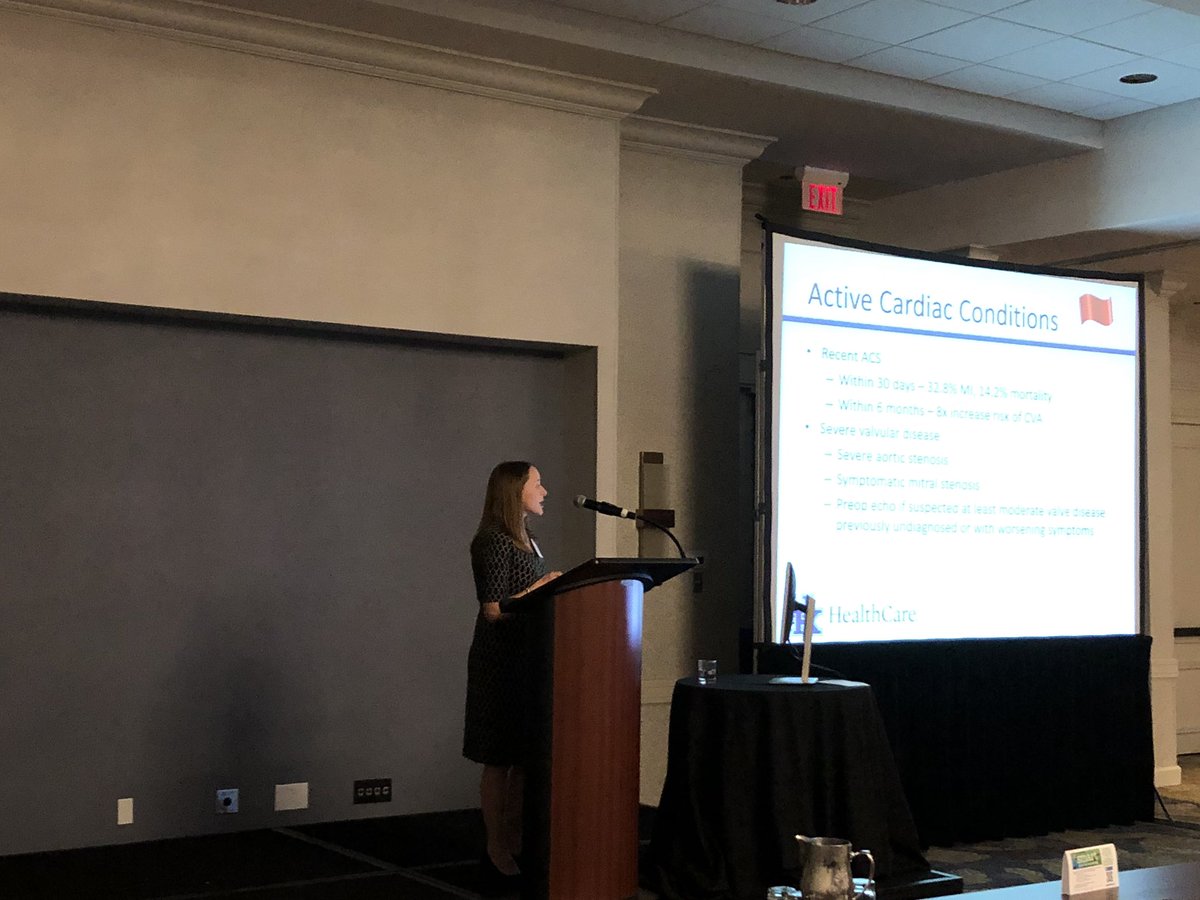 #HeartlandHospitalMedicineConference Dr. Rebecca Helfrich talking about #PeriOpMedicine @SHMLive @acphospitalist @TodaysHospital #medtwitter @UKHospitalists @JoeUkhm